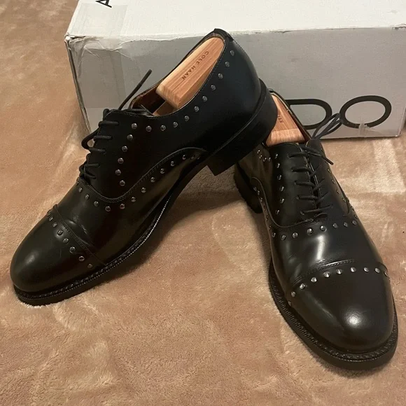 Aldo | Shoes | Aldo Cap Toe Studded Oxfords | Poshmark display picture 1